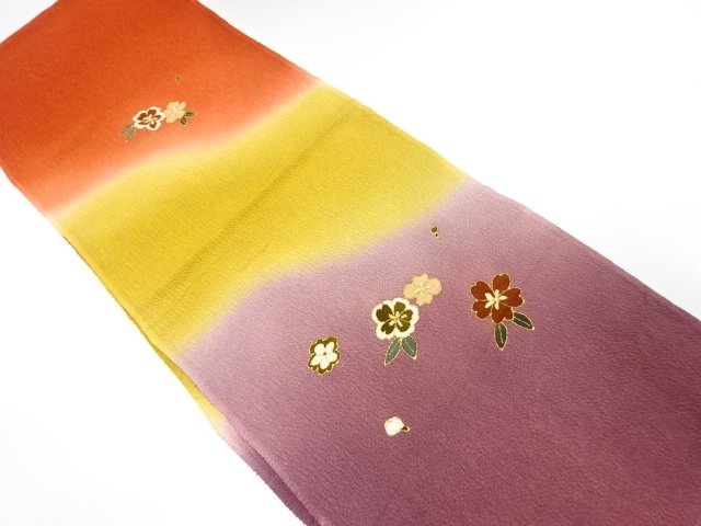 正絹　縮緬地　帯揚げ